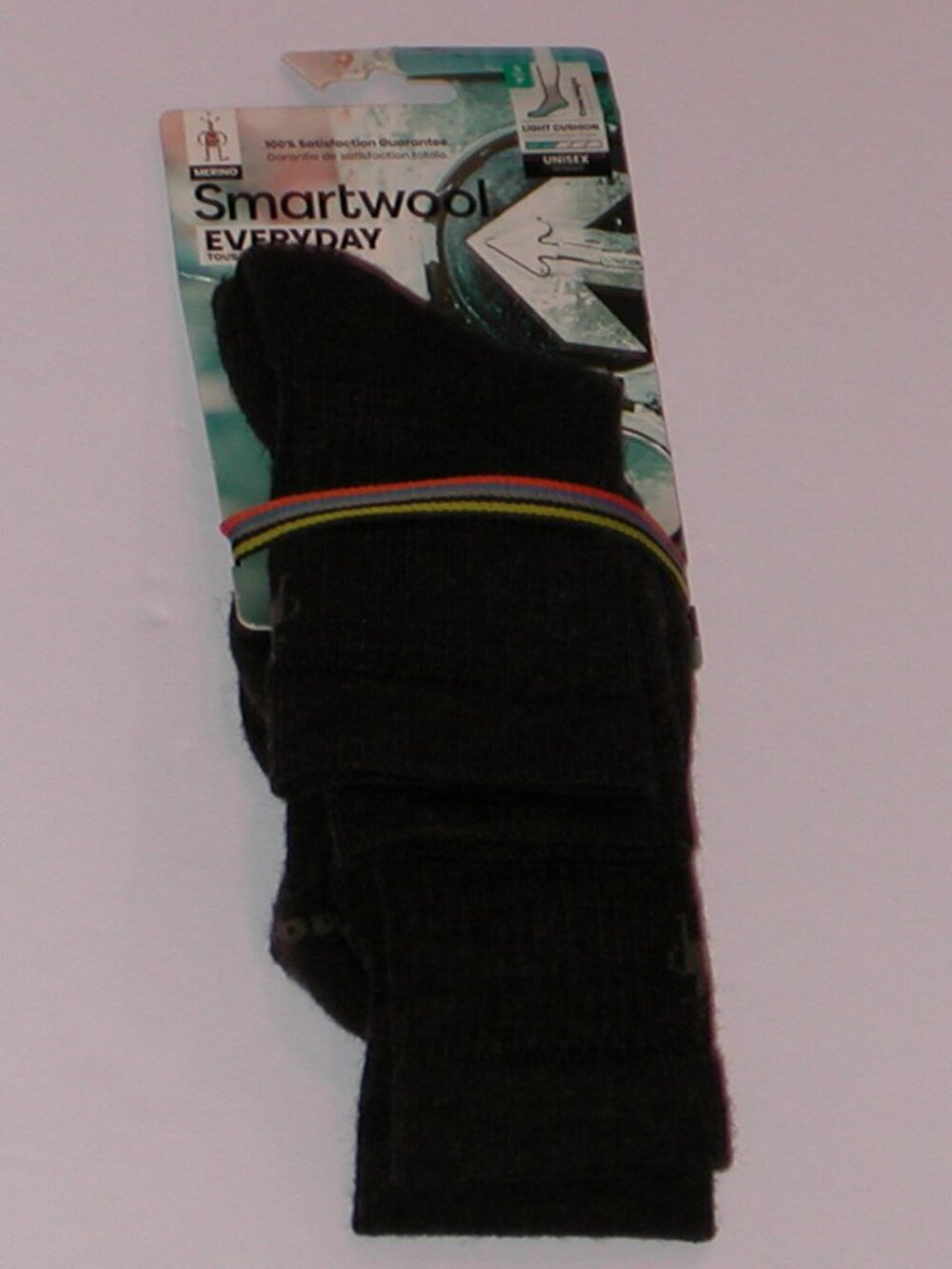 2 Pack - SmartWool Everyday Solid Ribbed Crew Socks Women's Small NWT Chestnut - Picture 2 of 7